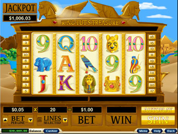 King Tut's Treasure Video Slot