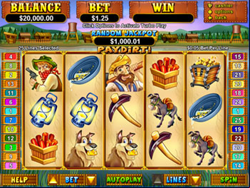 Paydirt Video Slot