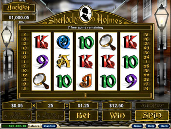 Sherlock Holmes Video Slot