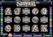 Red Flush Casino - Sterling Silver 3D